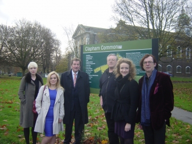 Councillor John Whelan with the Clapham Town Action Team
